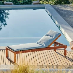 ISLAND ECO Coussin De Jardin Chaise Longue Aqua
