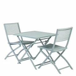 JESSE Ensemble Bistrot Rectangulaire Blanc