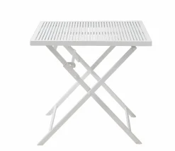 JESSE Ensemble Bistrot Rectangulaire Blanc