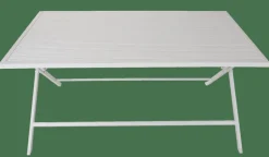 JESSE Table Pliante Blanc