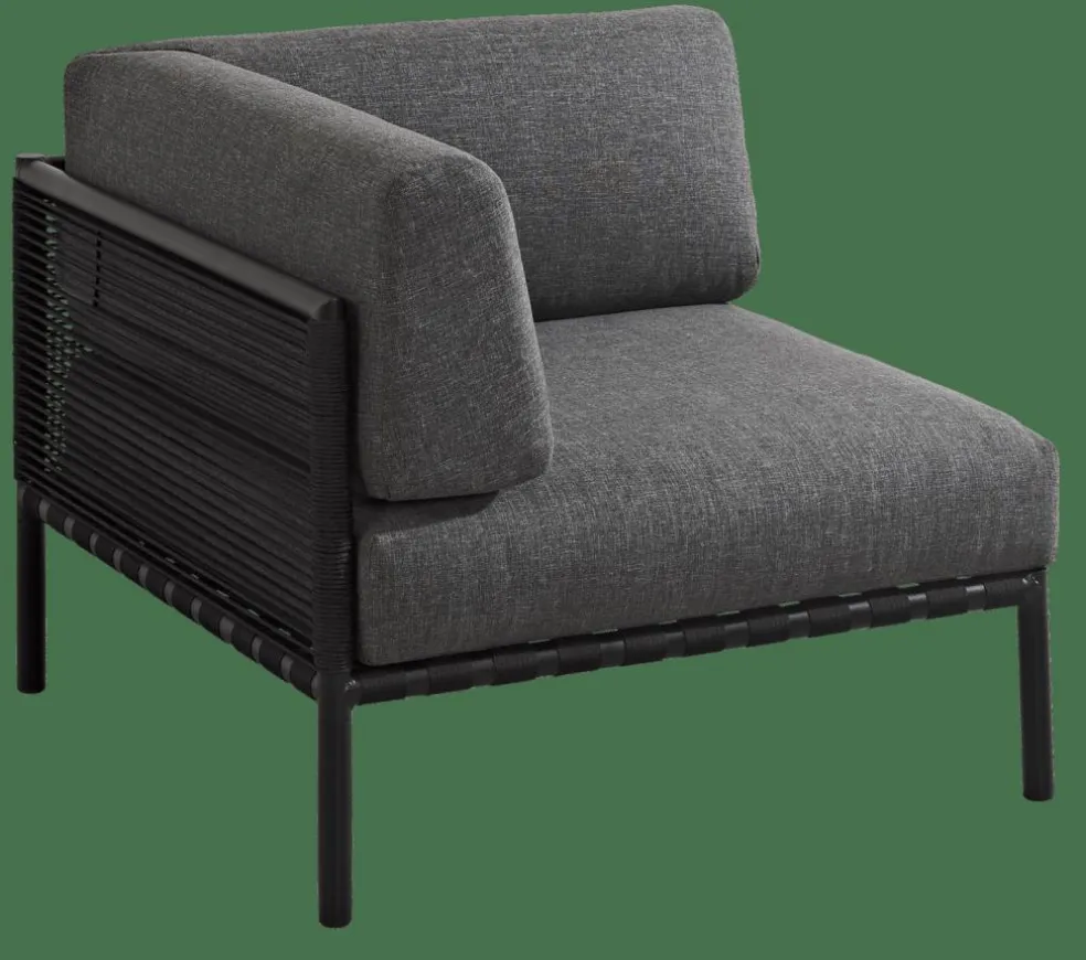 JUMBO Fauteuil De Coin Noir