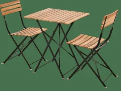 KAPAS Table Pliante Naturel