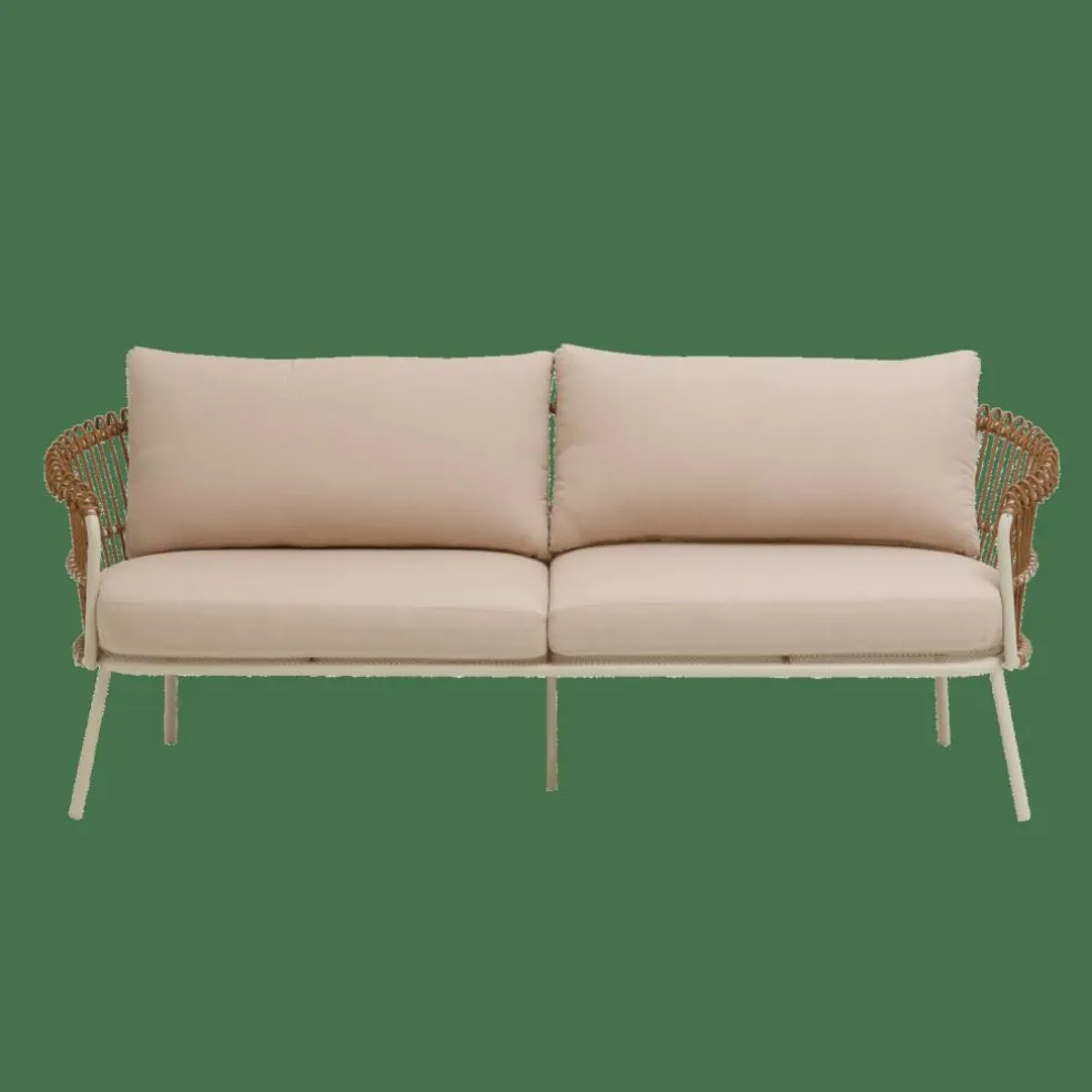 LARGOW Salon De Jardin Sable