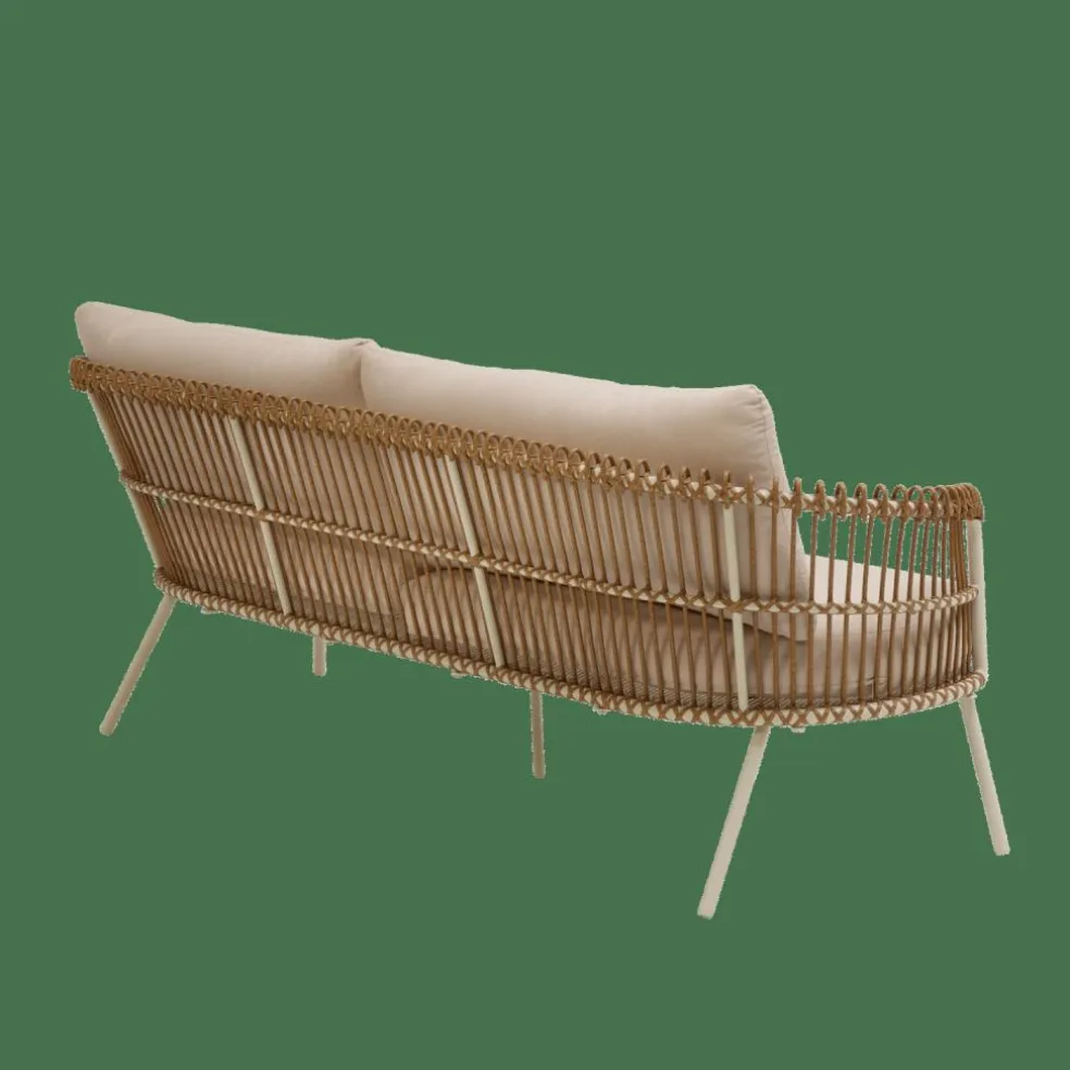 LARGOW Salon De Jardin Sable