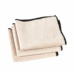 LAURENT Torchon Set De 3 Brun
