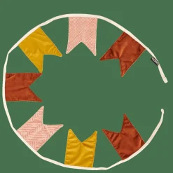 LEON Guirlande De Drapeaux Rouge