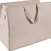 LINOLUX Boîte De Rangement Avec Fermeture éclair Beige