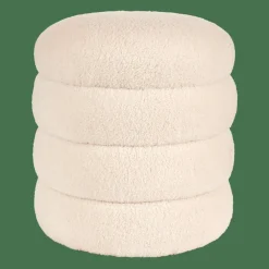 LOBBY Pouf Blanc Cassé