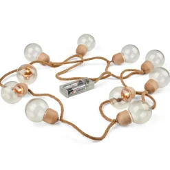 LUMIERE Guirlande Lumineuse Transparent, Naturel