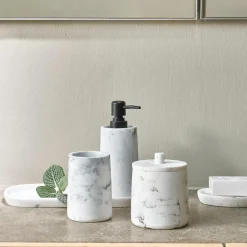 LUNA Porte-savon Blanc