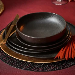MAGMA Assiette Noir