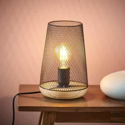 MESH Lampe De Table Noir