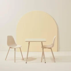 MIKA Table Pour Enfants Avec 2 Chaises Sable