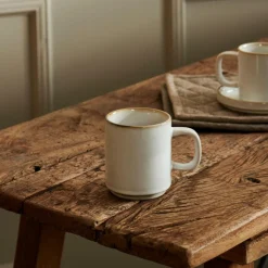 MINERAL MARBLE Mug Avec Anse 30 CL Blanc