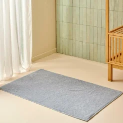 MINERAL Tapis De Bain Bleu