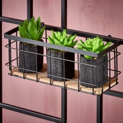 MODULAR Panier En Fil Noir