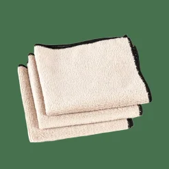 MULTI Chiffon Microfibre Set De 3 Beige