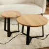 NAVORA Table D'appoint Naturel