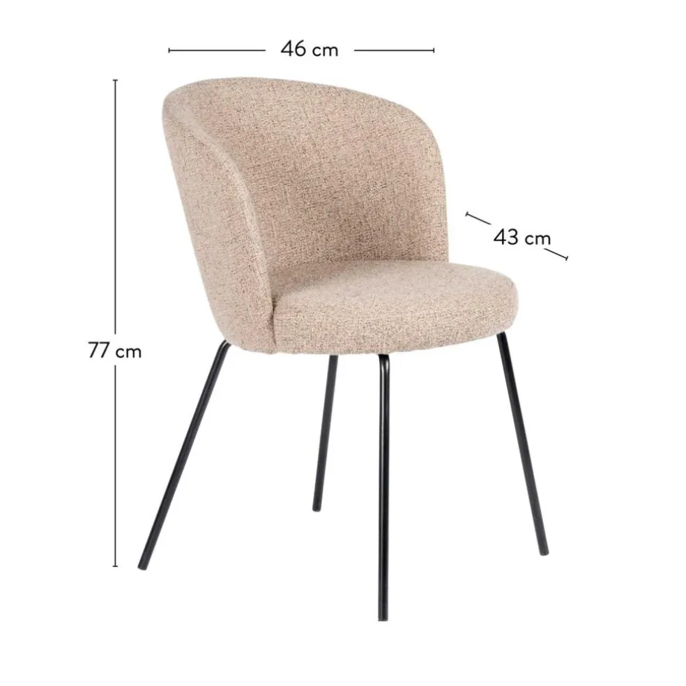 OLIVIER Chaise Beige