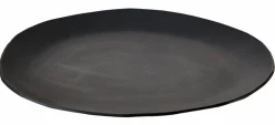 OVALS Plat De Présentation Noir