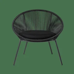 PAPAYO Chaise Lounge Noir