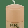 PURE Bougie Cylindrique Beige