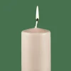 PURE Bougie Cylindrique Gris