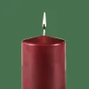 PURE Bougie Cylindrique Rouge Foncé