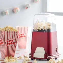 RETRO FUN Machine à Pop-corn Rouge