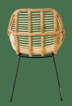 ROTAN Chaise De Salle à Manger Naturel
