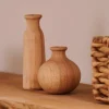RUBBERWOOD Vase Déco Naturel