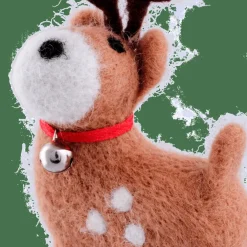 RUDOLPH Décoration à Suspendre Brun