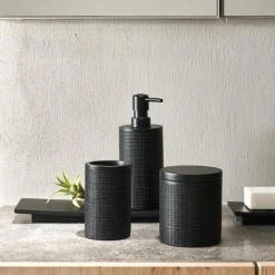 SAMOURAI Distributeur Savon Noir