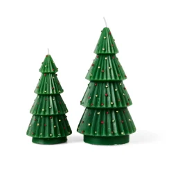 SAPIN Bougie Vert
