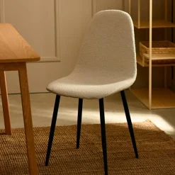 SILKE Chaise De Salle à Manger Bouclette