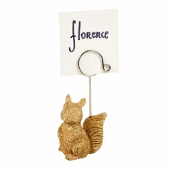 SQUIRREL Décoration Doré