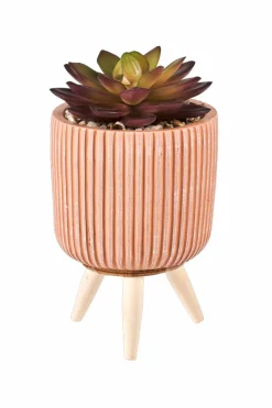 STRIPES Pot De Fleurs Sable