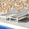 SYDNEY Chaise Longue Blanc