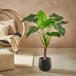 TARO Plante Artificielle Arum Vert
