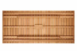 TEAK LUXE Chaise Longue Naturel