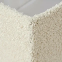 TEDDY Panier Pliable Blanc Cassé