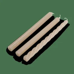 TRIO Set De 3 Bougies Gris