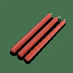 TRIO Set De 3 Bougies Rose