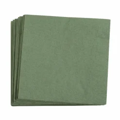 UNI Set De 20 Serviettes Vert