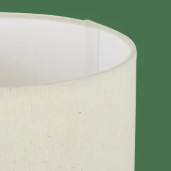 WHITESTONE Lampe De Table Avec Abat-jour E27 Blanc Cassé