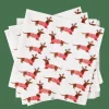 X-MAS DOG Set De 20 Serviettes Multicolore