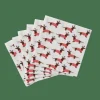 X-MAS DOG Set De 20 Serviettes Multicolore