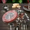 X-MAS Emporte-pièces Set De 8 En Boîte Métallique Argent