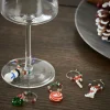 X-MAS Marque Verre Set De 6 Multicolore