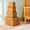 ZEN Boîte De Rangement Avec Anses Naturel